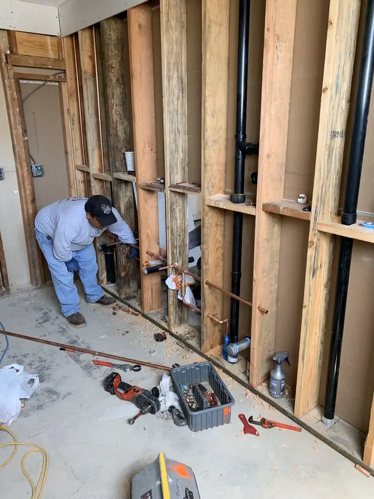 Commercial rough-in plumbing for Gas Line Repair in Chocolay